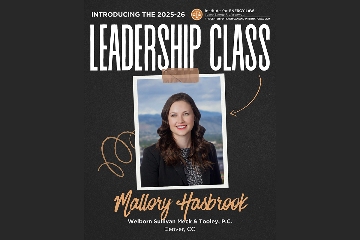 Welborn Shareholder Mallory Hasbrook Selected to IEL’s 8th Leadership Class