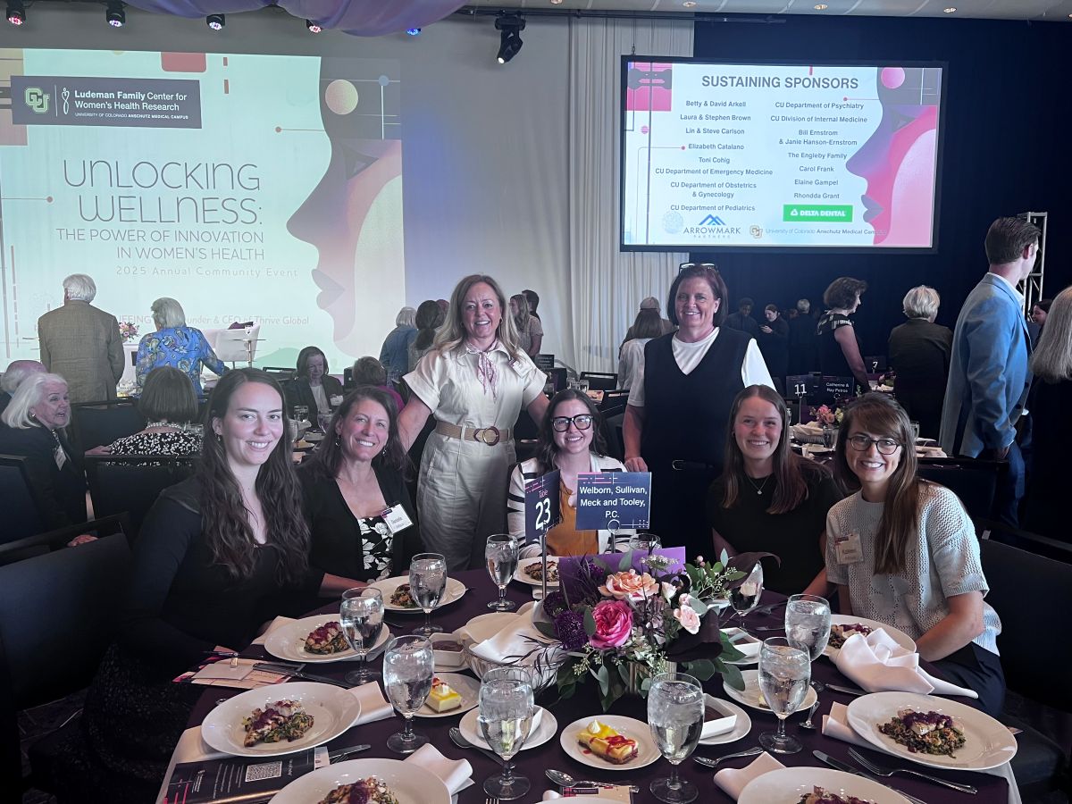Amelia Marsh, Danielle DiMauro, Amy Seneshen, Mallory Hasbrook, Kelly Powers, Kaitlyn Dehmer, Kathleen Pritchard at the Ludeman Center Annual Community Event