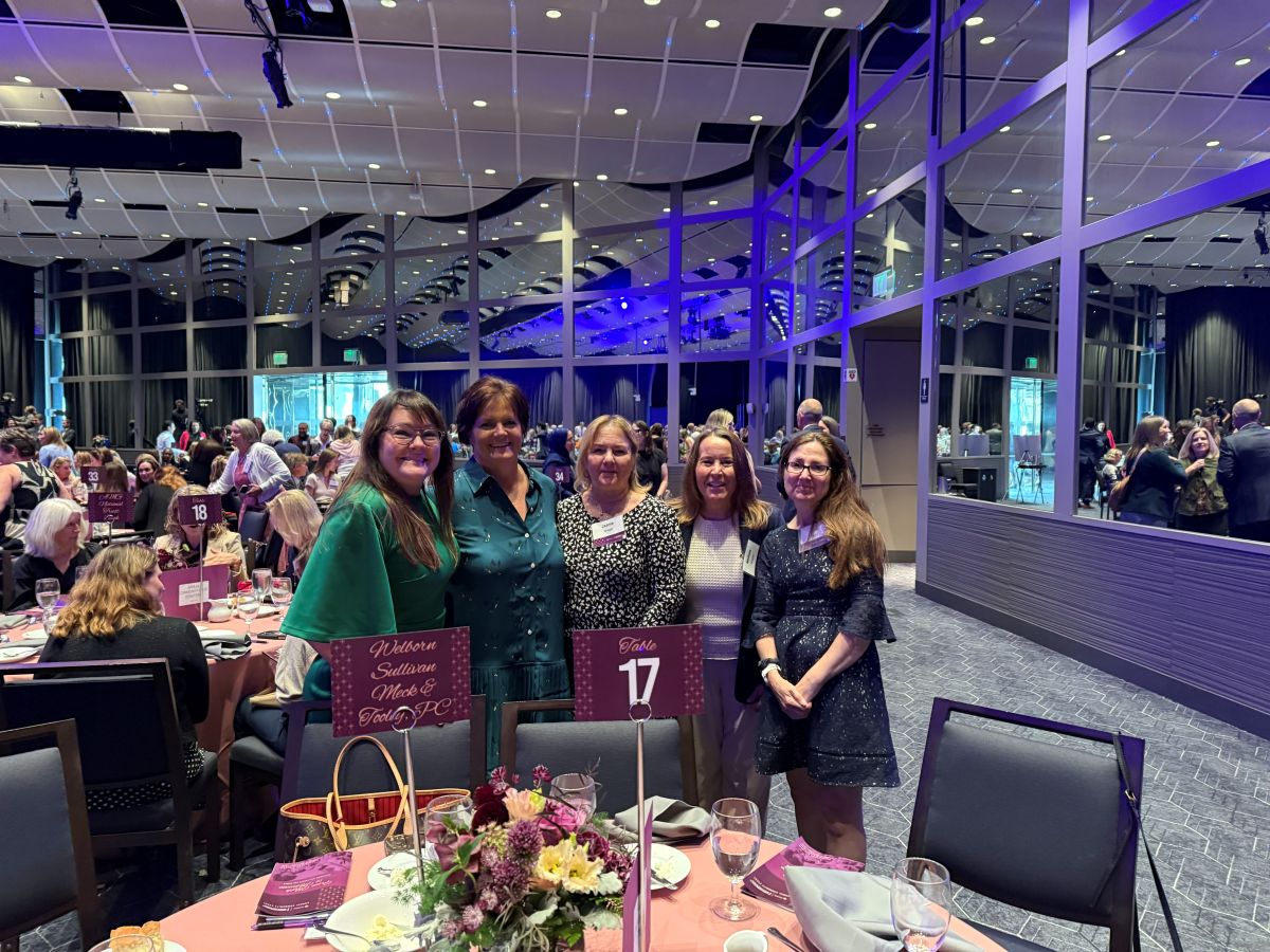 Welborn at the Ludeman Annual Community Luncheon